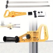 Resim 20-600mm Ayarlanabilir Alçıpan Kesici - 7 Rulmanlı Sistem, Endüstriyel Kalite Hassasiyeti, Sessiz Tasarım, Ergonomik Sarı Alaşım Saplar ve Paslanmaz Çelik Yapı - Profesyonel & DIY Kullanımı 
