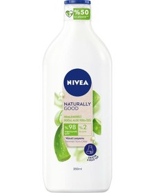 Resim Nivea Naturally Good Aloe Vera Özü Vücut Losyonu 350 ML 