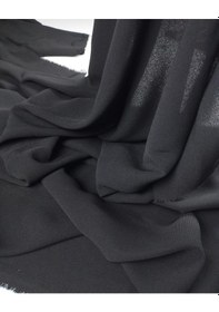 Resim Siyah Renkte Krep Kumaş En 150 Cm X Boy 275 Cm -9652 Renkli 