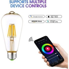 Resim Bix Sl 03 6w Daylight A Uzaktan Kontrol Ve Zaman Ayarlı Akıllı Ampül 