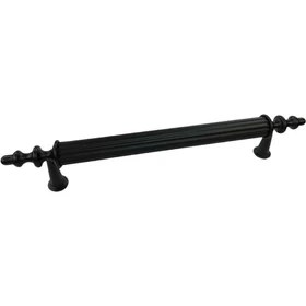 Resim Hall Breathe 128 mm Siyah Kulp, Modern ve Şık Tasarım, Dayanıklı Malzeme 