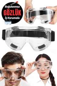 Resim Munico İş Sanayi Sıçrama Önleyici İş Güvenlik Gözlüğü Korumalı Bisikletçiler İçin Uygun Ferah Gözlük Kalite 
