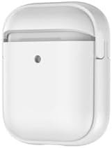 Resim Gpack Apple Airpods ile Uyumlu Silikon Kılıf, Darbe Korumalı, Airbag, Beyaz 