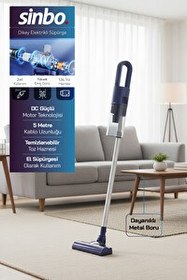 Resim Sinbo SVC-8628 Kablolu Dikey Elektrikli Süpürge - Mavi 