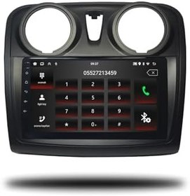 Resim Dacia Sandero Stepway (2015-2018) Android Multimedya Sistemi - 9 İnç HD Ekran, Kablosuz CarPlay & Android Auto, Navigasyon, Bluetooth, Geri Görüş Kamerası Hediyeli (6, GB) 
