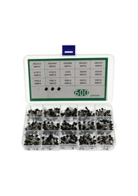 Resim Reedark 600 Adet To-92 Transistör Seti - 15 Farklı Model 2n222, 2n3904, 2n3906, S8050 Vb. Taşınabilir Saklama Kutusu 