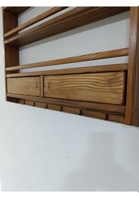 Resim Kardemir Mutfak Terek Rafı 60 70 Cm Ceviz 