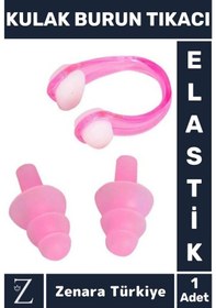 Resim Özel Set Yumuşak Elastik Havuz Deniz Su Sızdırma Gürültü Önleyici Kulak Burun Tıkacı Seti Çok Renkli 