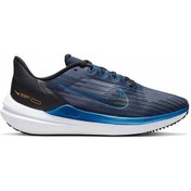 Resim Nike Air Winflo 9 Erkek Koşu Ayakkabısı Dd6203-400 Siyah-lacivert Lacivert 
