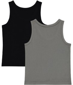 Resim Pierre Cardin 2-12 Yaş Erkek Çocuk 2'li Atlet - Standart / 8-9 Yaş 