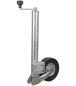 Resim Römork ve Karavan Destek Tekerleği - 500 Kg - Flanşlı Otomatik 