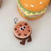 Resim OEMG Yeni Yaratıcı Sevimli Anahtarlık Karikatür Peluş Bebek Kolye Çok Yönlü Anahtarlık Kolye Çanta Bebek Çekicilik (Yurt Dışından) 