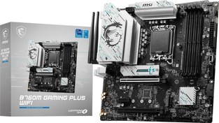 Resim B760M Gaming Plus WiFi Intel B760 LGA1700 DDR5 6800MHz (OC) HDMI/DP M.2 Wi-Fi RGB mATX Anakart MSI