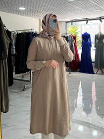 Resim Armine Fermuar Detaylı Tunik - Bej / 38 