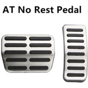 Resim Novahub Paslanmaz Çelik Araba Gaz Fren Pedalları Mt/at Pedalı Kapağı Seat Ibiza İçin 6k 6l 6j Skoda Fabia Vw Polo 9n 6r Bora Golf Mk4 Iv At 