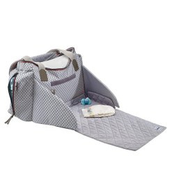 Resim Sydney II Bebek Bakım Çantası Gri Desenli 44x26x27 cm 