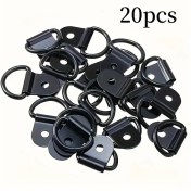 Resim Gateesat 20 Adet Paslanmaz Çelik D-hook Bağlama Askısı Kamyon Karavan Tekne 