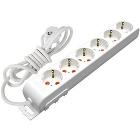 Resim Mutlusan Rı-Tech Altılı Topraklı Grup Priz Çocuk Korumalı 2 Metre 