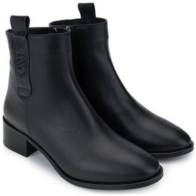 Resim Tamer Tanca Kadın Hakiki Deri Siyah Deri Topuklu Bot 1077 9217 Bn Bot Sk24-25 Sıyah Dr Siyah 