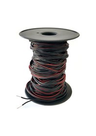 Resim Electroon 2x0.75 MM Siyah İnce Hoparlör Ses Kablosu 25metre 