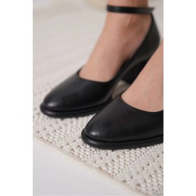 Resim Josephine Kadın Mat Siyah Topuklu Ayakkabı 