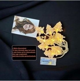 Resim Showparty Yılbaşı Çam Ağacı Mandallı Günışığı Led Işık 2 Mt 