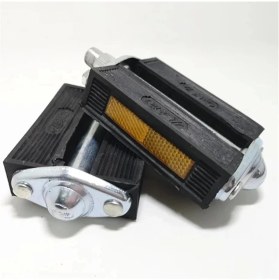Resim Pedal Bisiklet 26-28 Jant Için Geleneksel Alu. Bilyalı Reflektörlü Çift Siyah 