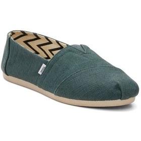 Resim Espadril / Keten Kadın 10017719 Toms Alpargata Classıc Green Green Yeşil 