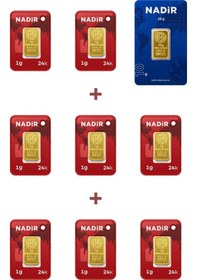 Resim Nadir Gold 24 Ayar 18 Gram Külçe Altın 1 Adet 10 Gram Külçe Altın + 8 Adet 1 Gram Külçe Altın 