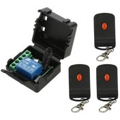 Resim Neevoyu Ak-rk01sy-12+ak-hd-1 Dc12v 433mhz Mini Tek Yol Akıllı Kablosuz Kumanda Anahtarı - 3 Kumanda, Kapı Kontrolü, Motor, Led Ve Dıy Uygulamaları İçin 
