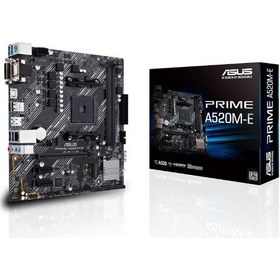 Resim Asus Prime A520M-K AMD A520 4600 MHz Soket DDR4 AM4 mATX Anakart 