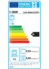 Resim Uğur UAF 609M Gcpet Comfort Ankastre Fırın Gri 