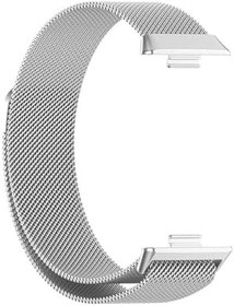 Resim Huawei Watch Fit 3 / Fit 4 / Fit 4 PRO/Fit 5 / Fit 5 PRO ile Uyumlu Kordon Hasır Örgü Metal Mıknatıslı Kayış 