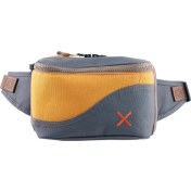 Resim Antrasit Sarı Kanvas Unisex Göğüs ve Bel Çantası 