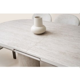 Resim Milano Mdf Açılır Yemek Masası Aytaşı 