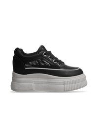 Resim Mp 241-1664zi Kadın Bağcıklı Sneaker Ayakkabı 241-1664Zİ-R1534 Siyah 