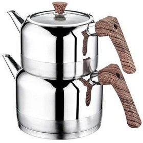 Resim Evimsaray Çaydanlık Takımı Doğa Küçük Boy Gri 