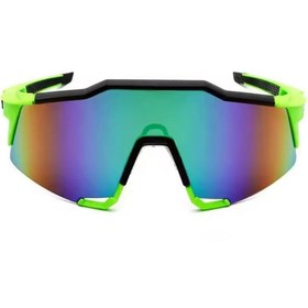 Resim SARİSSA BİSİKLET XBYC G4681 %100 Bisiklet Sürüş Gözlüğü Polarize Cam Yarı Çerçevesiz Spor Gözlüğü UV400 Lens Yeşil 