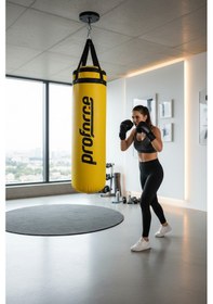 Resim Proforce Boks Torbası 120 Cm 120x37 Sarı Bkt120 Siyah 