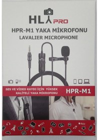 Resim Profesyonel Youtuber Yaka Mikrofonu Hpr M1 Mikrofonu 