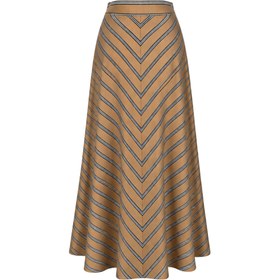 Resim ÇİZGİ DETAY KLOŞ MODEL ETEK CAMEL - 36 / CAMEL 
