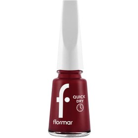 Resim Flormar Quick Dry - Hızlı Kuruyan Oje No: QD06 Fiery Red 