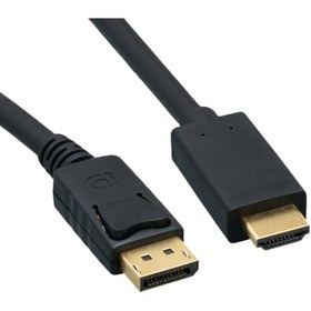 Resim Displayport To Hdmi Kablo 3 Metre Görüntü Aktarma Altın Uçlu 