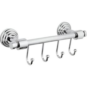 Resim Saray Banyo Pirinç 4'lü Askılık Plus 