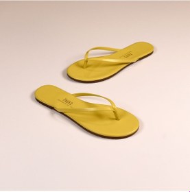 Resim Kadın Sarı Parmak Arası Terlik Sarı 