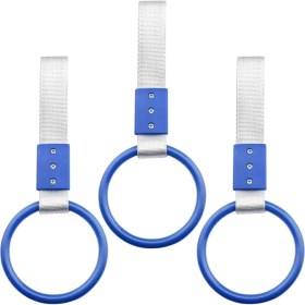 Resim Caraks Araç Içi Tutamaç Yuvarlak El Tutamağı Askılık Fonksiyonel Tofaş Dolmuş Otobüs Ofis Ev Mavi 3 Adet 