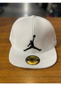 Resim Hamze Nakışlı Beyaz Renk Hip Hop Snapback Rapper Cap Şapka 