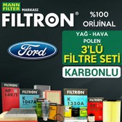 Resim Ford B-max 1.4 1.6 Benzinli Mann Filtron Filtre Seti 2012-2018 