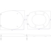 Resim Öge Banyo Classform Akdeniz Klozet Kapağı-alttan Sıkmalı -metal Menteşeli 