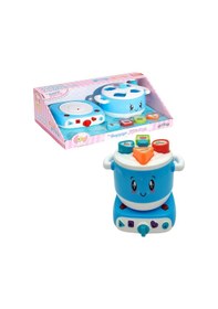 Resim Sıla Bebek İle Pilli Işıklı Ve Sesli 8 Parça Sevimli Mutfak Seti- Mavi 